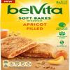 Belvita Soft Bakes Breakfast Biscuits Filled With Apricot, Soft Bars With Apricot Filling, Multipack of 5 x 50 g Biscuits (Pack of 1) view 1