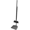 Essentials Long Handle Dustpan & Brush Grey/Black view 1