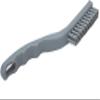 SPARTA Detail Brush Grout Brush, Crevice Brush with Hanging Hole for Bathroom, Kitchens, Countertop, Plastic, 9 Inches, Gray view 1