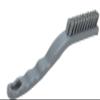 SPARTA Detail Brush Grout Brush, Crevice Brush with Hanging Hole for Bathroom, Kitchens, Countertop, Plastic, 9 Inches, Gray view 2