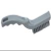SPARTA Detail Brush Grout Brush, Crevice Brush with Hanging Hole for Bathroom, Kitchens, Countertop, Plastic, 9 Inches, Gray view 3