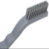 SPARTA Detail Brush Grout Brush, Crevice Brush with Hanging Hole for Bathroom, Kitchens, Countertop, Plastic, 9 Inches, Gray view 4