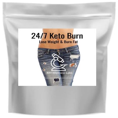 24/7 Keto Burn - Lose Weight & Burn Fat FAST - 90 Pills - 3 Month Supply