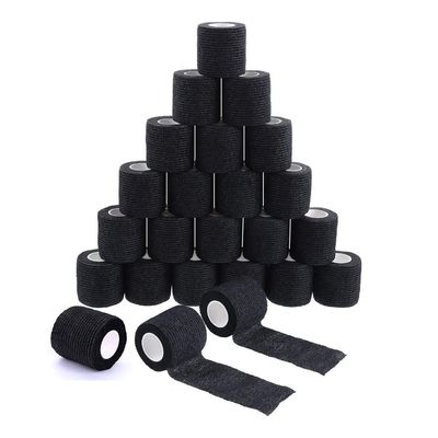 12PCS Tattoo Bandage, Elastic Bandages Tape Grip Cover Waterproof Bandage Wrap Self Adhesive Second Skin Healing Machine Bandages Breathable Disposable Tape for Sports Wrist Ankle Protection