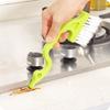 1PC Laptop Window Track Cleaning Brushes Shower Door Sliding Door Track Brush Clean Mini Corner Keyboard Dustpan Tool view 4