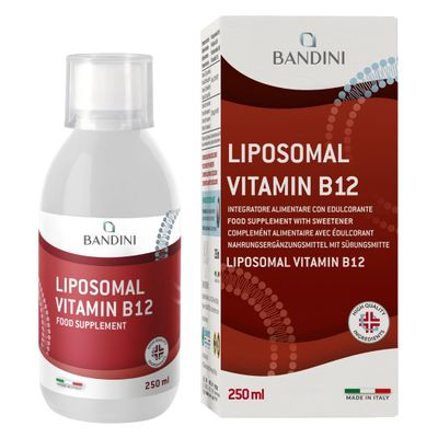 Bandini Liposomal Vitamin B12 Liquid | 1000 mcg per Serving (5ml) | Pure Methylcobalamin Supplement | High Strength, High Bioavailability & Absorption | Tiredness, Fatigue, Immunity Support | Vegan