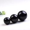 1PC Natural Crystal Obsidian Quartz Ball Polished Globe Massaging Ball Reiki Healing Stone Home Decor Exquisite Souvenirs Gifts,Obsidian,40-50mm view 2