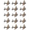 15 x Pre-Cut Lancaster Bomber Plane Edible Wafer Cupcake Toppers Cake Decoration view 1