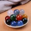 100% Natural Crystal Ball Energy Polished Very Beautiful Reiki Healing 20mm Gemstones Raw Healing Stone Minerales DIY Gifts 1PC,styles3,2pcs view 2