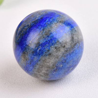 100% Natural Crystal Lazurite Quartz Ball Polished Globe Massaging Ball Reiki Healing Stone Home Decor Exquisite Souvenirs Gifts,Lazurite Ball,50-60mm