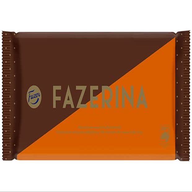 Fazer Fazerina Original Chocolate 20 Bars of 121g 86oz