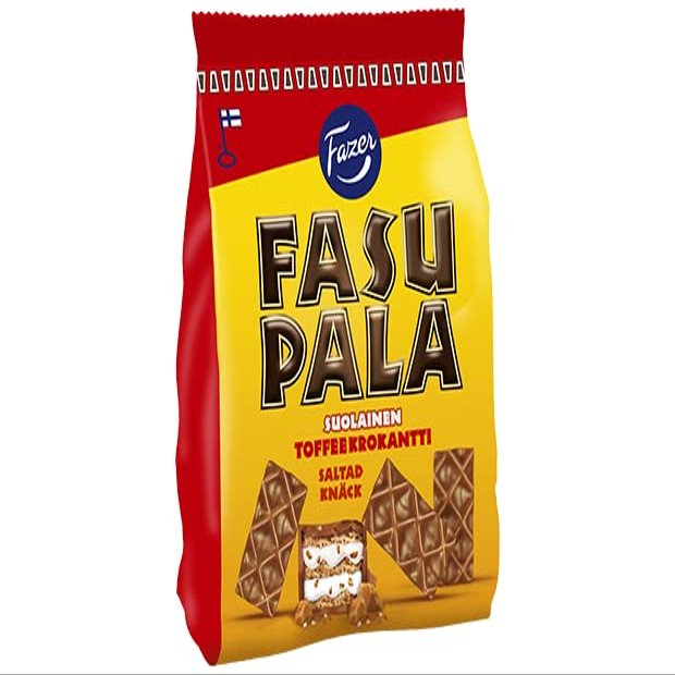 Fazer Fasupala Salty Caramel Wafer 5 Packs of 215g 38oz