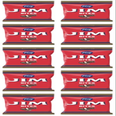 Fazer Jim Bites Chocolate 10 Packs of 94g 33oz