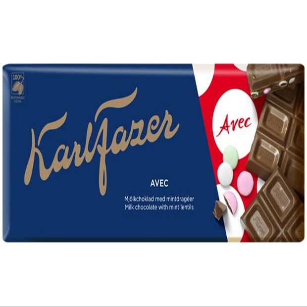 Fazer Karl Fazer Avec Chocolate 20 Bars of 200g 142oz