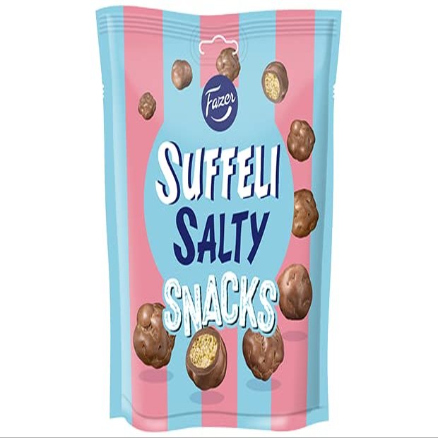 Fazer Suffeli Salty Snacks Chocolate 1 Pack of 160g 5.6oz