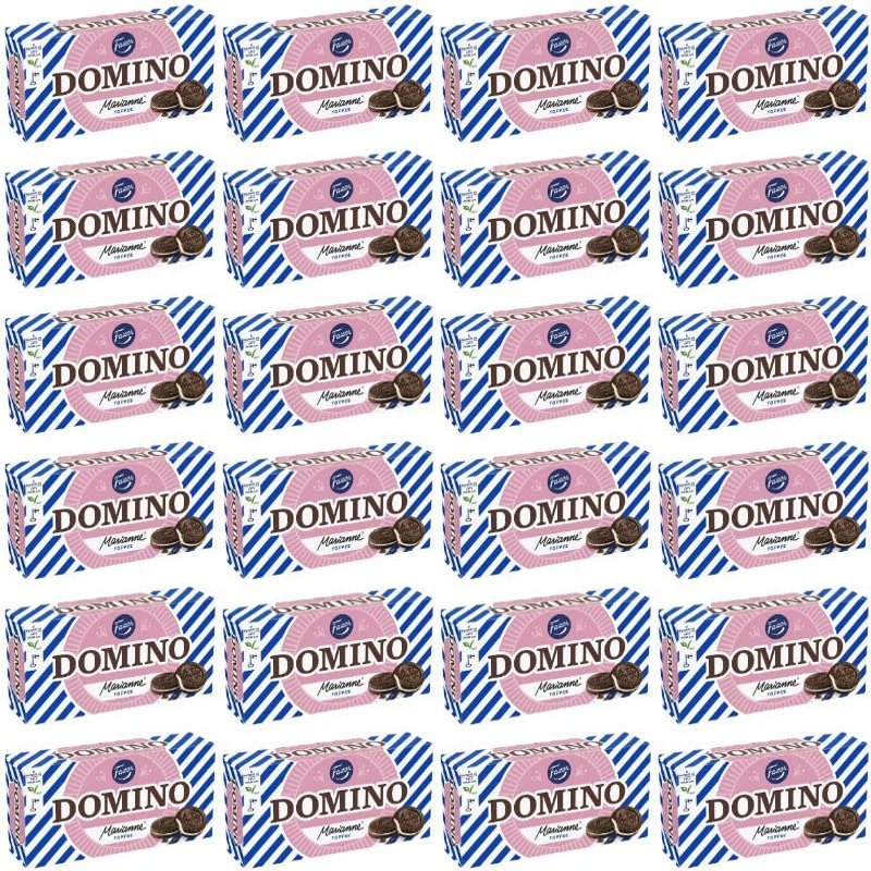 Fazer Domino Marianne Toffee Biscuits 24 Boxes of 350g 295.2oz