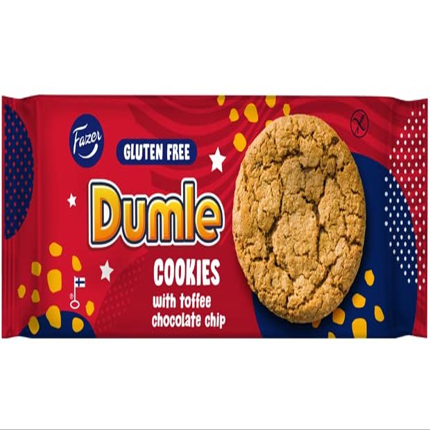 Fazer Dumle Glutenfree Cookies 20 Packs of 140g 98oz