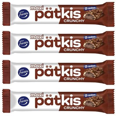 Fazer Patkis Maxi Crunchy Chocolate 4 Sticks of 55g 7.6oz