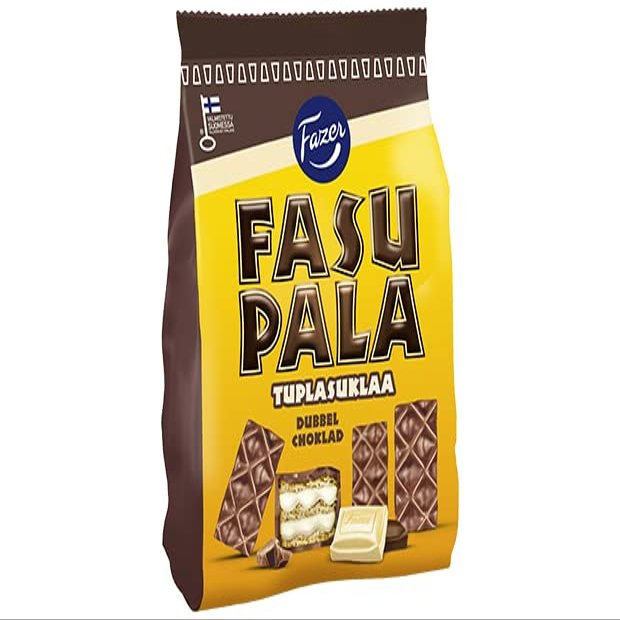 Fazer Fasupala Double Chocolate Wafer 18 Packs of 215g 136.8oz