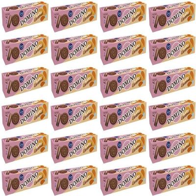 Fazer Domino Salty Caramel Biscuits 24 Boxes of 175g 148.8oz