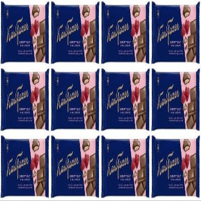 Fazer Karl Fazer Raspberry Yoghurt Chocolate 12 Bars of 121g 51.6oz
