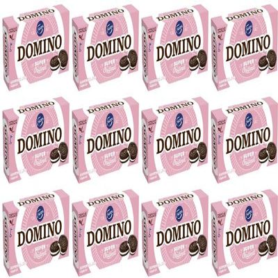 Fazer Domino Super Original Biscuits 12 Boxes of 345g 146.4oz
