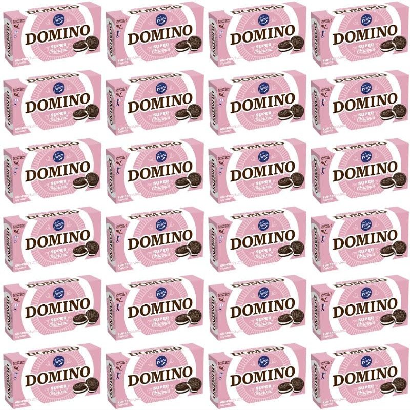 Fazer Domino Super Original Biscuits 24 Boxes of 345g 292.8oz