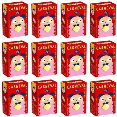 Fazer Carneval Original Biscuits 12 Boxes of 175g 74.4oz