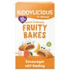 Kiddylicious Peach & Banana Fruity Bakes - Delicious Snacks for Kids with Real Fruit Centre - Suitable for 18+ Months - 8 Packs of 6 (48 Total) view 3