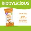 Kiddylicious Peach & Banana Fruity Bakes - Delicious Snacks for Kids with Real Fruit Centre - Suitable for 18+ Months - 8 Packs of 6 (48 Total) view 4