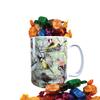 British Garden Birds Mug with Choice of Sweets Gift view 1