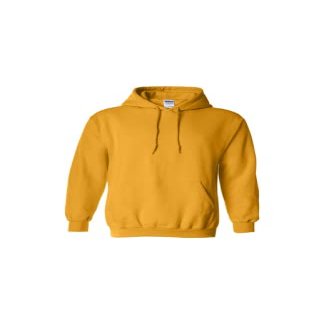 Heavy Blend 8 oz. 50/50 Hood (G185), (Gold), Large