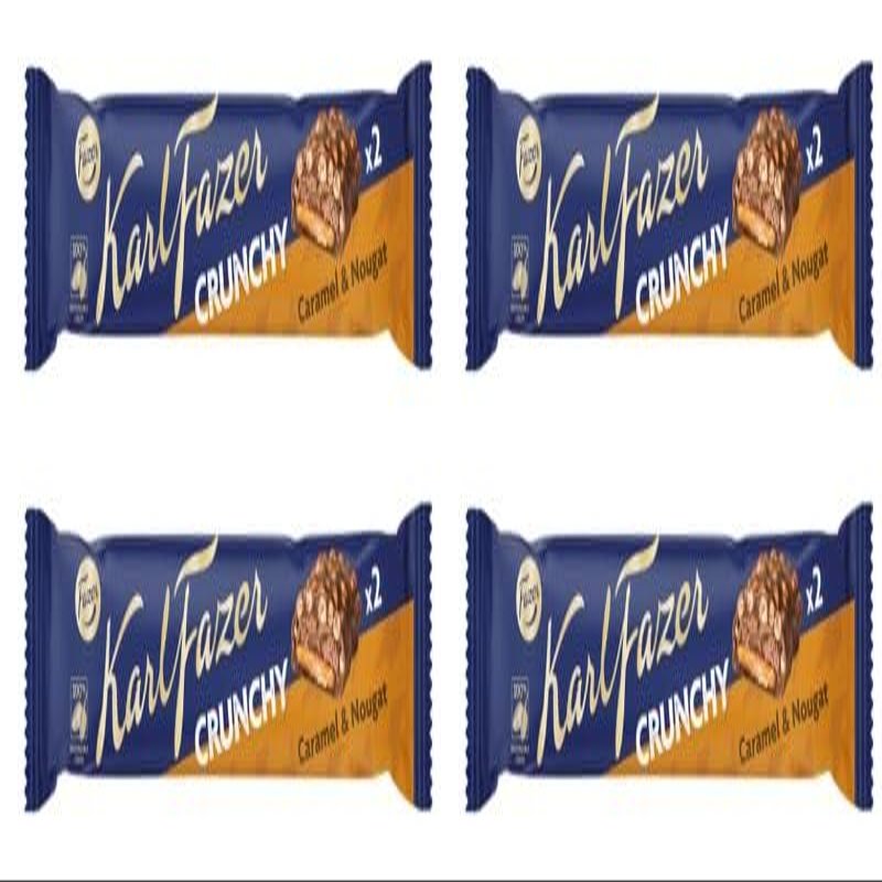 Fazer Karl Fazer Crunchy Chocolate 4 Sticks of 55g 7.6oz