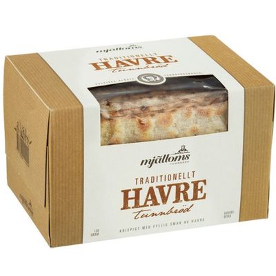 Mjalloms Havre Tunnbrod | Scandinavian Traditional Artisan Crisp Oat Flatbread | 120g