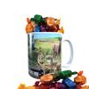 British Countryside Wildlife Animals Personalised Mug with a Choice of Sweets Gift view 1