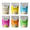Keto Skinny Organic Konjac Noodles, Pasta & Rice (Mix Pack of 6 x 270g) Fettucine, Spaghetti, Penne, Thai Style, Zero Carb, Low Calorie, High Fibre, Gluten, Fat & Sugar Free, Ready to Eat Keto Food view 1