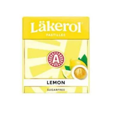4x24g Lkerol Lemon sugarfree pastilles