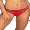 Axami Sexy Ladies Thong Embroidered V-10078, Red,S view 2