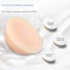 HDFGH 1 Pair Round Silicone Fake Boobs Nipple Transgender Men's Fake Breasts CD Crossdressing Breasts Push Up Small Breasts Enlarged Breasts Bust Enhancer 300g view 4