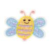 MYMERCERIE Set of 3 Iron-On Patches Pretty Nature World Bee 3.5 x 3 cm view 1