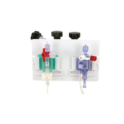 American Hospital Supply (AHS) Transducer Holder for IV Pole | Holds 3 Transducers (Universal Compatibility - Fits Most Transducers)