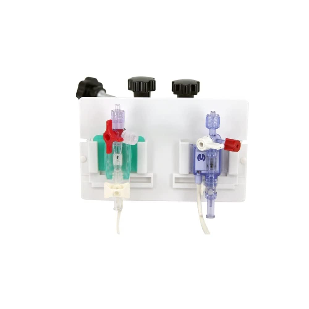 American Hospital Supply (AHS) Transducer Holder for IV Pole | Holds 3 Transducers (Universal Compatibility - Fits Most Transducers)