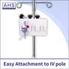 American Hospital Supply (AHS) Transducer Holder for IV Pole | Holds 3 Transducers (Universal Compatibility - Fits Most Transducers) view 4
