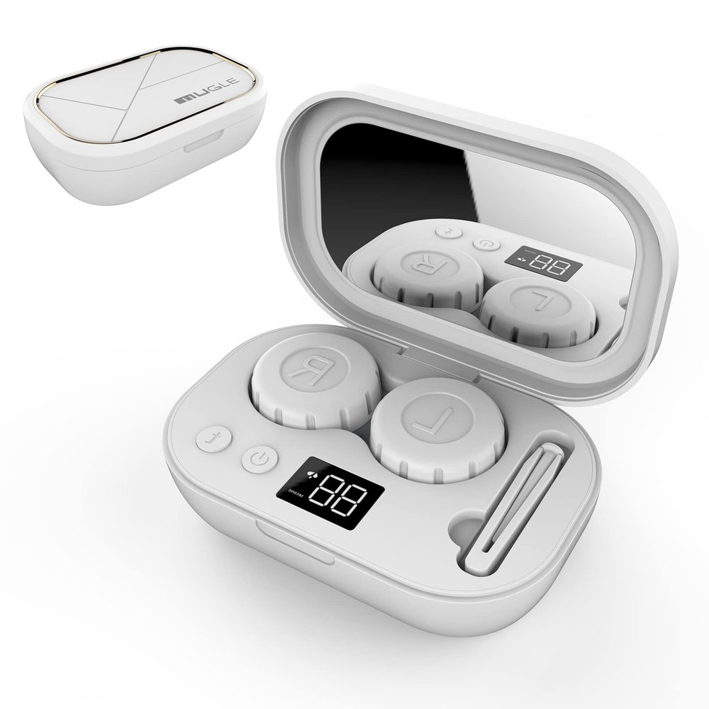 Ultrasonic Contact Lens Cleaner and Sterilizer - Fast Complete Lens Clean and Protein Remover