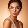 2SeeLife Large Round TR-90 Reading Glasses for Men & Women Medium-Large Fit, Durable, Spring Hinges, Blue Light Readers, Aqua Blue, +1.00 view 3