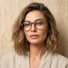 2SeeLife Large Round TR-90 Reading Glasses for Men & Women Medium-Large Fit, Durable, Spring Hinges, Blue Light Readers, Green, +4.00 view 3