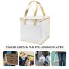 jojofuny 1pc Insulation Bags Insulated Food Bag Cake Storage Bag Handbags Groceries Pizza Warmer Bag Outdoor Lunch Basket Cake Packing Bag Food Storage Bag Convenient Tote Bag Picnic Basket view 3