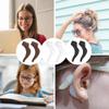 15 Pairs1.8 Inch Anti-slip Eyeglass Ear Grips Hook, Comfortable Silicone Elastic Eyeglasses Temple Tips Sleeve Retainer for Sunglasses, Presbyopia Glasses, Black + White + Brown, 4.5 view 3