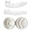 1 Pair Cosmetic Teeth Veneers Clip in Veneers Teeth Instant Perfect Smile Clip on Veneers (Work for Top And Bottom) - Perfect False Teeth To Make Tooth Beautiful Neat view 1