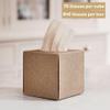 Bumboo | 100% Bamboo Facial Tissues 12 Pack | 12x70 of unwhitened 3 ply tissues | Unbleached, Natural, Multipurpose, Plastic-Free, Eco-Friendly and Sustainable view 2